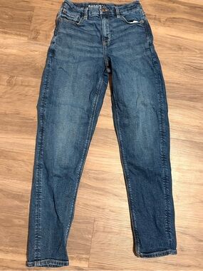 Women’s American Eagle Dark-Wash Straight Leg Stretch Jeans